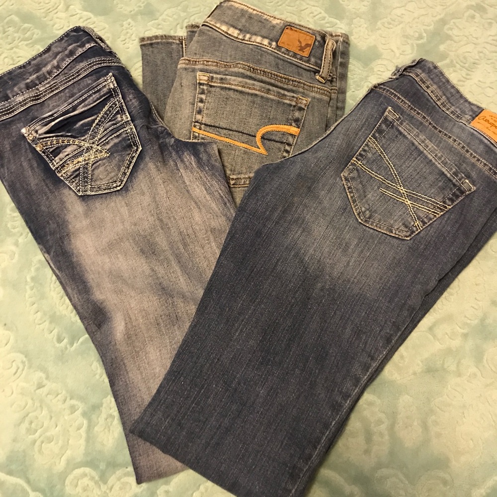 American eagle and Aeropostale jeans